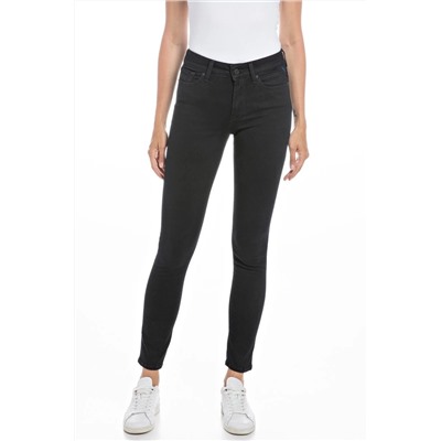 Vaquero skinny fit de tiro alto Luzien - Azul oscuro