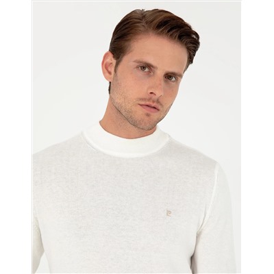 Ecru Slim Fit Half Fisherman воротник основной трикотаж казах