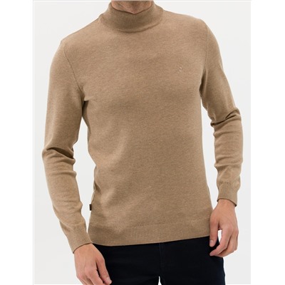 Camel Melanj Slim Fit Half Fisherman воротник Основной вязаный свитер
