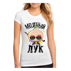 Футболка с принтом "Модный лук"