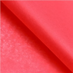 Бумага упаковочная тишью, светло-красная, 50×66 см