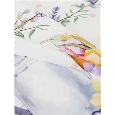 Скатерть Этель Spring easter d=214 см +/-3 см, 100% хлопок, саржа 190 г/м²