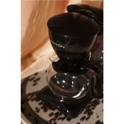 УЦЕНКА Кофеварка LuazON LKM-651, капельная, 650 Вт, 0.6 л, чёрная