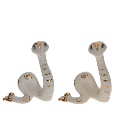 Фигурка декоративная "Змея", L6 W3,5 H7 см, 2в.