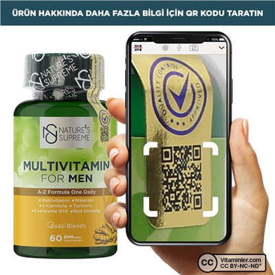 Nature's Supreme Мультивитамины для мужчин 60 капсул