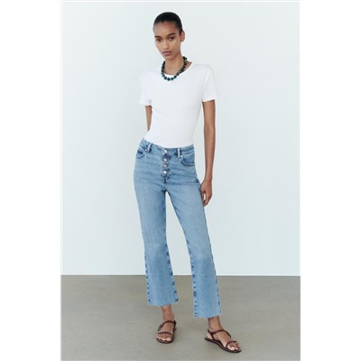 JEANS Z1975 MINI FLARE TIRO ALTO