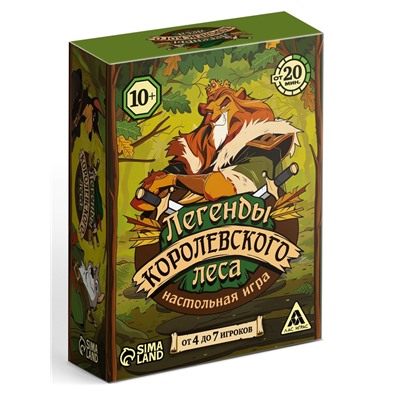Настольная игра «Легенды королевского леса», 112 карт, 10+