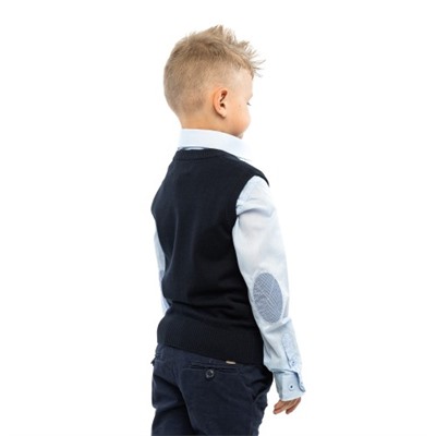 Жилетка детская Tsarevich Dark Blue-romb