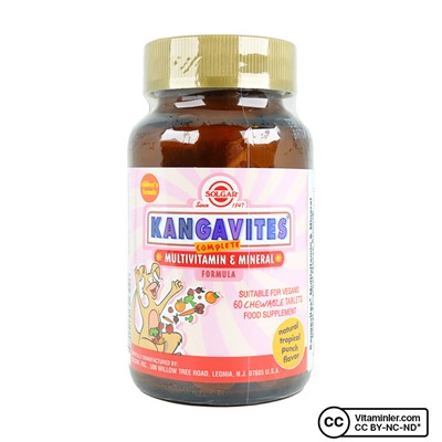 Solgar Kangavites Мультивитамины и минералы 60 таблеток