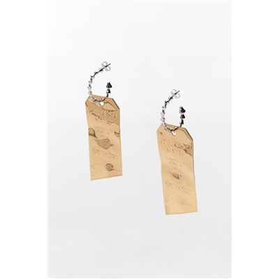 PENDIENTES PLACA TEXTO