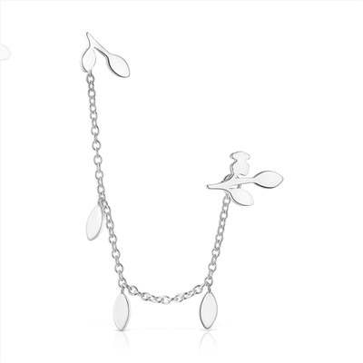 Pendientes Fragile Nature (x3) - plata primera de ley 925