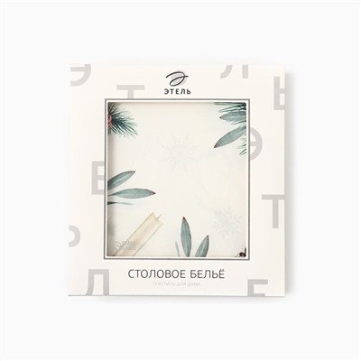 Скатерть новогодняя "Этель" New Years treat 150х110см +/-3см с ВГМО, 100%хл, саржа 190гр/м2