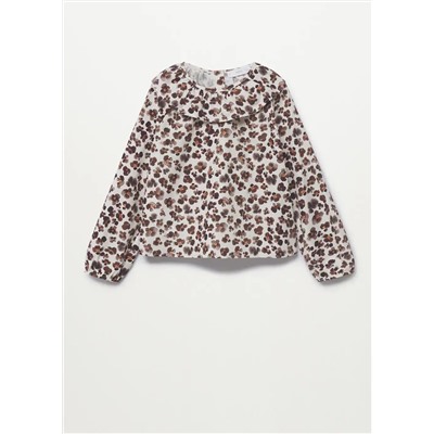 Blusa algodón estampada -  Niña | MANGO OUTLET España