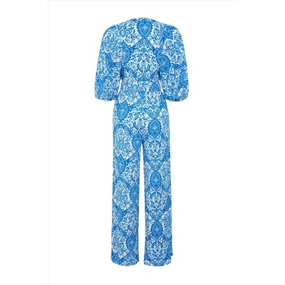 Blue Printed V-образный воздушный шар.