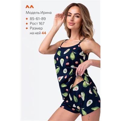 Женская пижама с шортами Happyfox