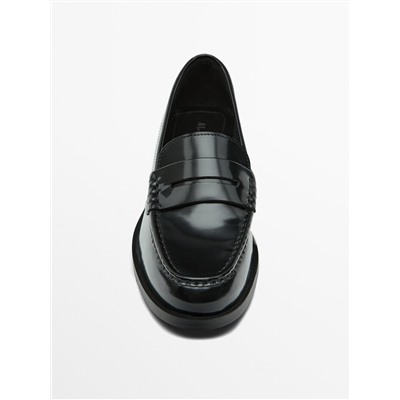 Mocasín piel antifaz
