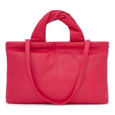 Bolso shopper Tous Dolsa - cuero - fucsia