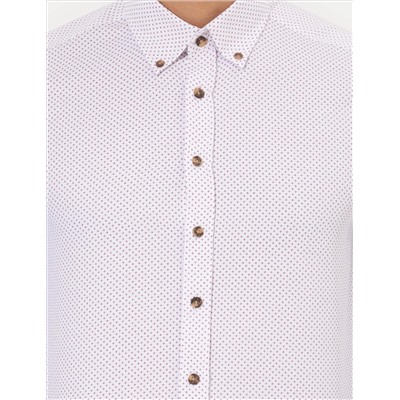 Bordeaux Slim Fit рубашка с длинным рукавом