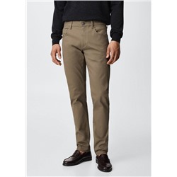 Pantalón tejanero slim fit sarga -  Hombre | MANGO OUTLET España