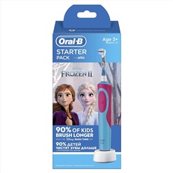 Электрическая зубная щетка Oral-B Starter Pack Холодное сердце (с 3 лет)