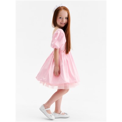 Платье нарядное детское MINAKU: PartyDress, розовое, рост 116 см