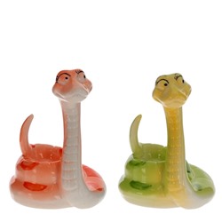 Фигурка декоративная "Змея", L6,5 W6,5 H8,5 см, 2в.