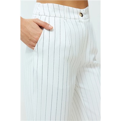 Ecru Wide PaCa/Wide The Leat полосатые ткацкие брюки Twoss23pl00109