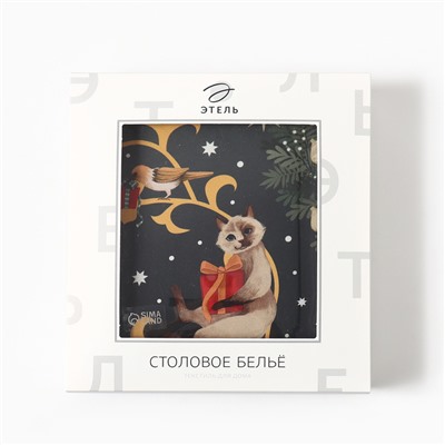 Скатерть новогодняя "Этель" Fairy tale 150х110см +/-3см с ВГМО, 100%хл, саржа 190гр/м2