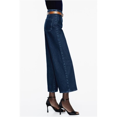 JEANS Z1975 WIDE LEG CROPPED TIRO ALTO CINTURÓN