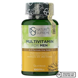 Nature's Supreme Мультивитамины для мужчин 100 капсул