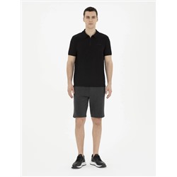 Anthracit Melanj Slim Fit вязаные шорты