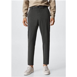 Pantalón tapered fit stretch -  Hombre | MANGO OUTLET España