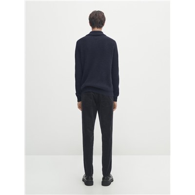 Pantalón tejanero micropana tapered fit