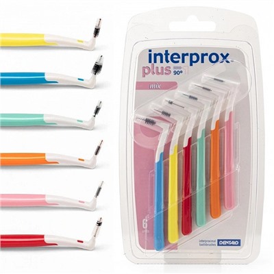 Набор ёршиков Interprox Plus Mix (0,38–0,8 мм), 6 шт