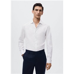 Camisa traje slim fit algodón -  Hombre | MANGO OUTLET España