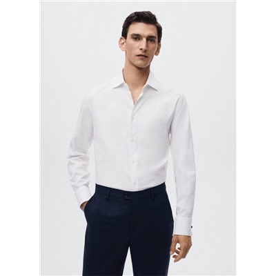 Camisa traje slim fit algodón -  Hombre | MANGO OUTLET España