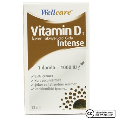 Wellcare Витамин D3 Intense 1000 МЕ 12 мл Капли