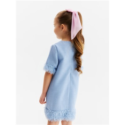 Платье для девочки MINAKU: PartyDress, голубое, рост 158 см