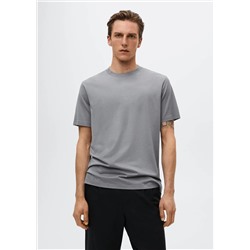 Camiseta regular fit mercerizada -  Hombre | MANGO OUTLET España