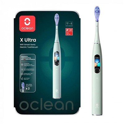 Электрическая зубная щетка Oclean X Ultra мятно-зеленый