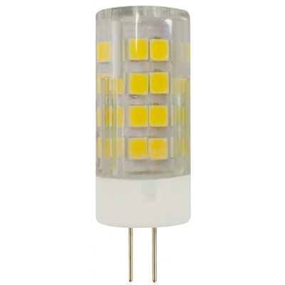 Нарушена упаковка!   Лампа светодиодная ЭРА G4 3,5W 4000K прозрачная LED JC-3,5W-220V-CER-840-G4 Б0027856