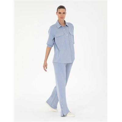 Blue Loose Fit Trade Close Six