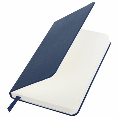 Блокнот МАЛЫЙ ФОРМАТ (93х140 мм) А6, BRAUBERG ULTRA, балакрон, 80 г/м2, 96 л., клетка, темно-синий, 113053