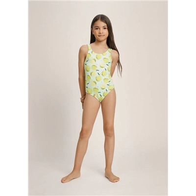 Bañador estampado lima -  Niña | MANGO OUTLET España
