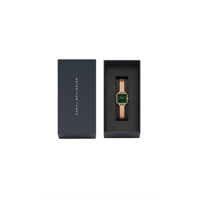 Reloj de cuarzo de acero y chapado en oro rosa Studio