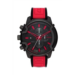 Reloj de cuarzo de silicona - Cronógrafo - Rojo y negro