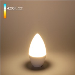 Нарушена упаковка!   Светодиодная лампа E14 6W 4200K (белый) C37 Elektrostandard BLE1422 (a049161) Свеча СD LED 6W 4200K E14 (BLE1422)