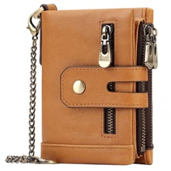 Мужской кожаный кошелек BP829 BROWN-M