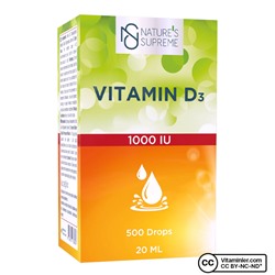 Nature's Supreme Витамин D3 1000 МЕ 20 мл Капли