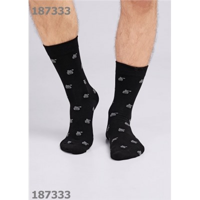 CLEVER Носки муж.К3432 23Ф хл+эл